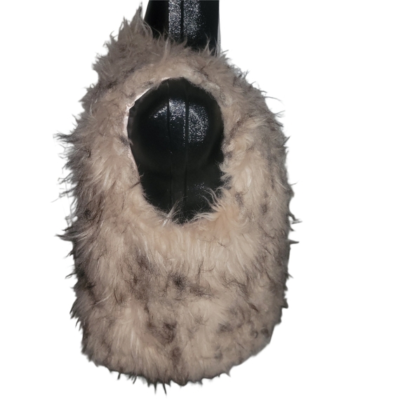 BB Dakota Faux Fur Vest in Blush and Tan M - Picture 4 of 7